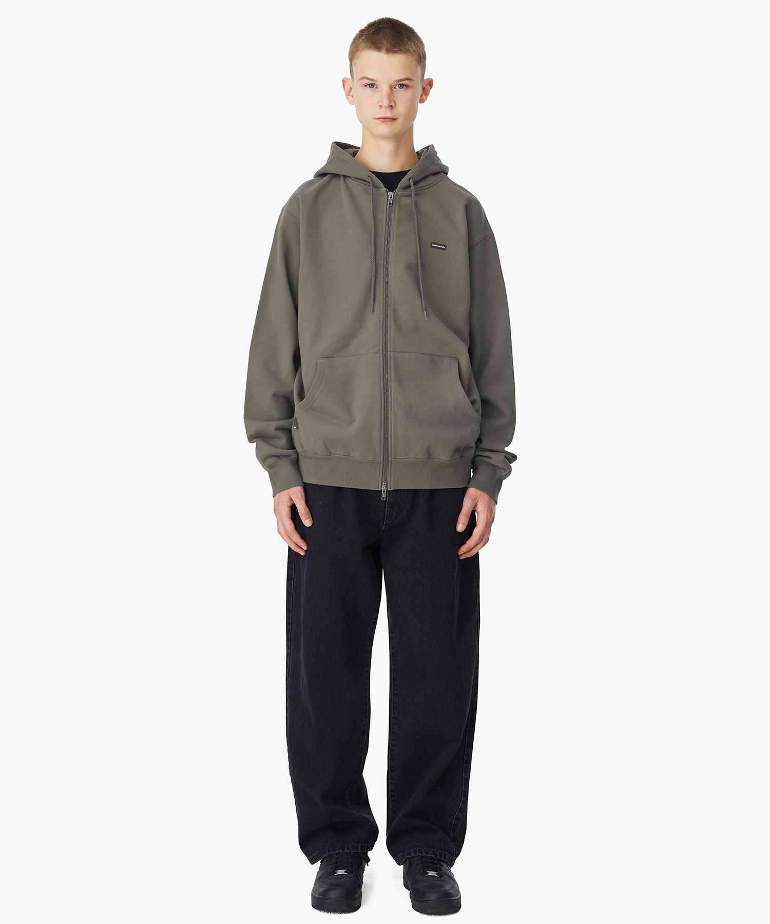 MUSINSA | thisisneverthat® TNT Classic HDP Zip Up Sweat_Dark