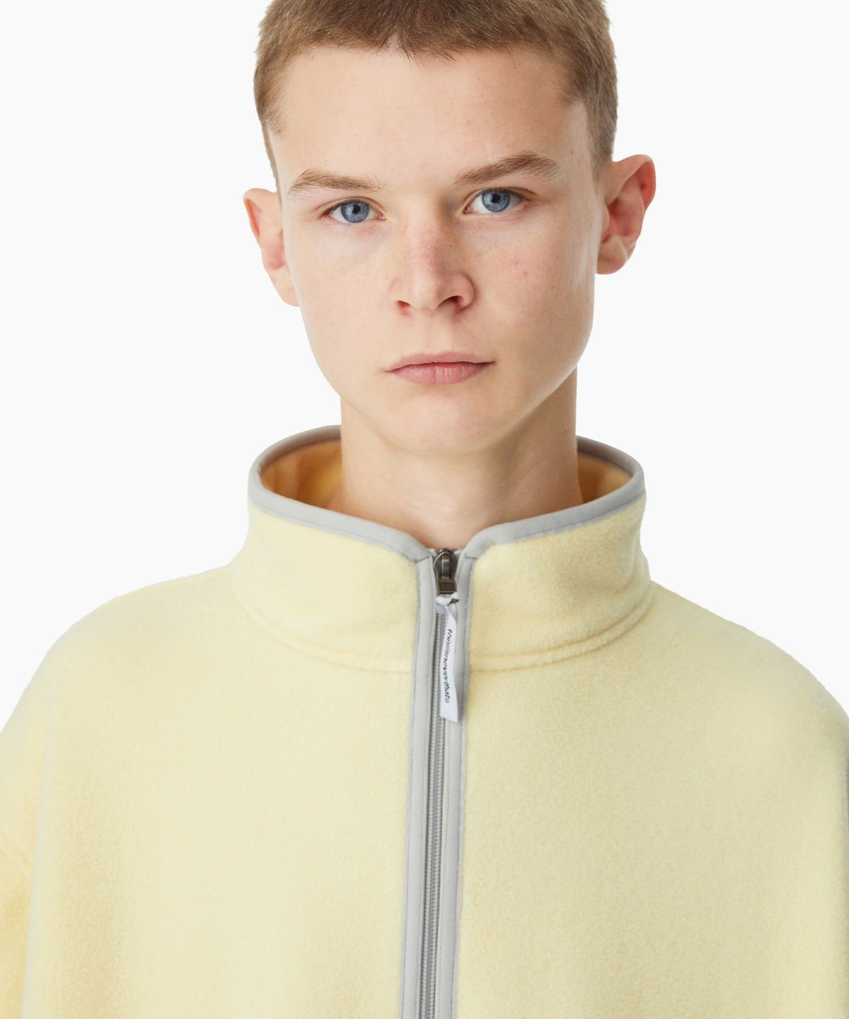 디스이즈네버댓(THISISNEVERTHAT) Fleece Half Zip Pullover Lemon