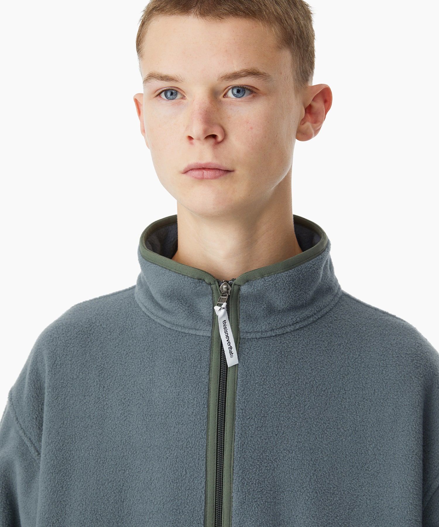 さらに100円引き◆thisisneverthat◆Fleece Pullover Half-Zip-Fleece-Pullover-