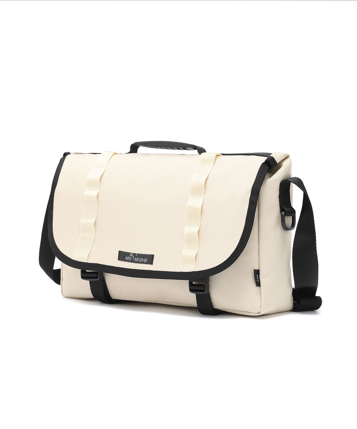 아트머쉬르(ART MUSHR) two wave messenger bag (ivory)