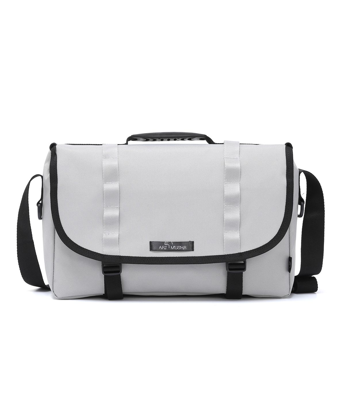 아트머쉬르(ART MUSHR) two wave messenger bag (gray)