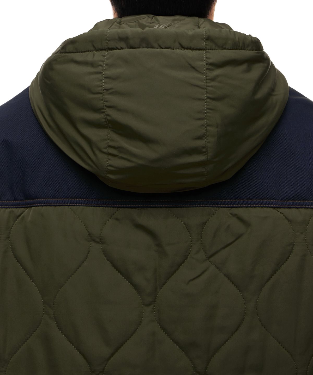 디키즈(DICKIES) 트윌 미드 후드 패디드 자켓 네이비