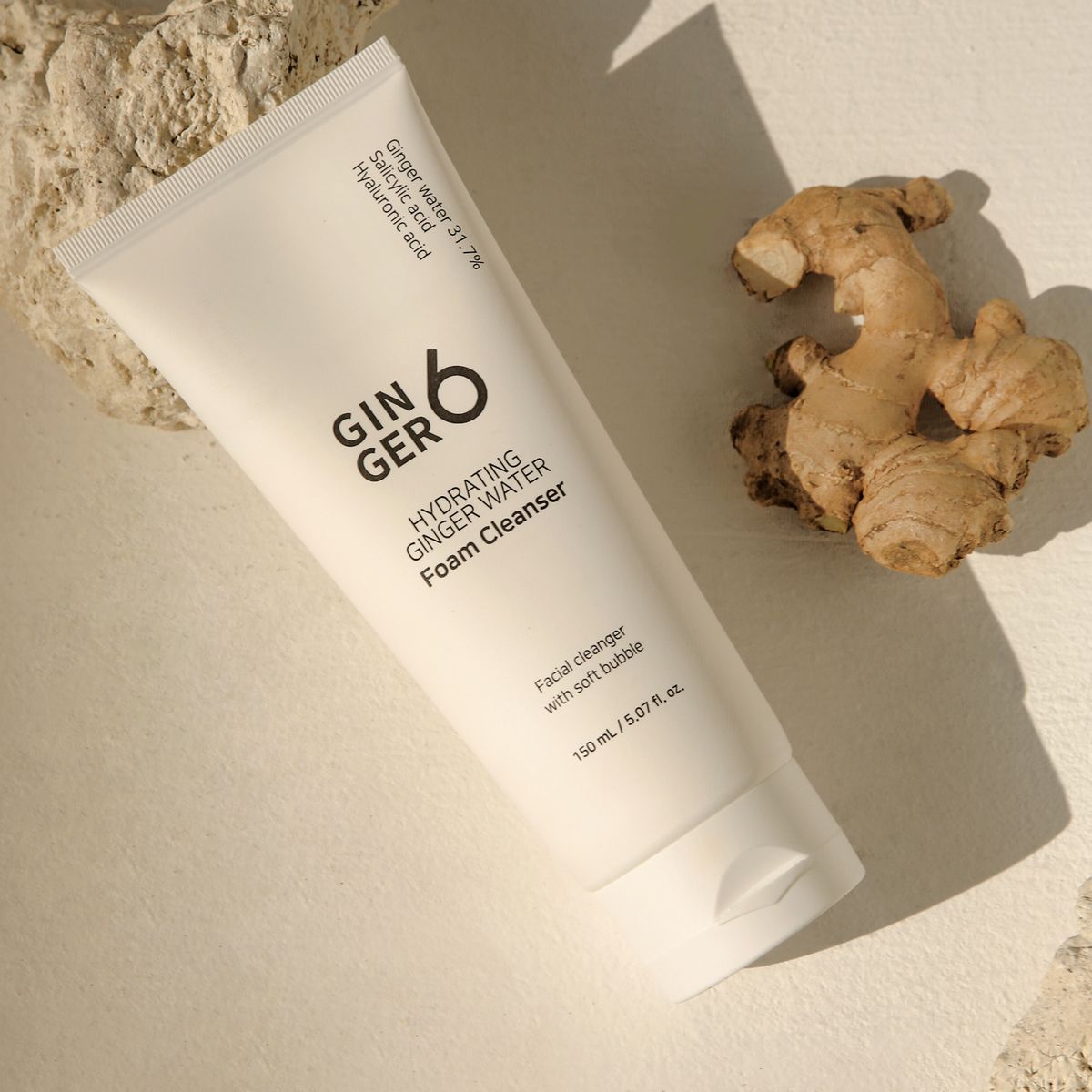 진저6(GINGER6) 비건 하이드레이팅 워터 폼 클렌저150ml