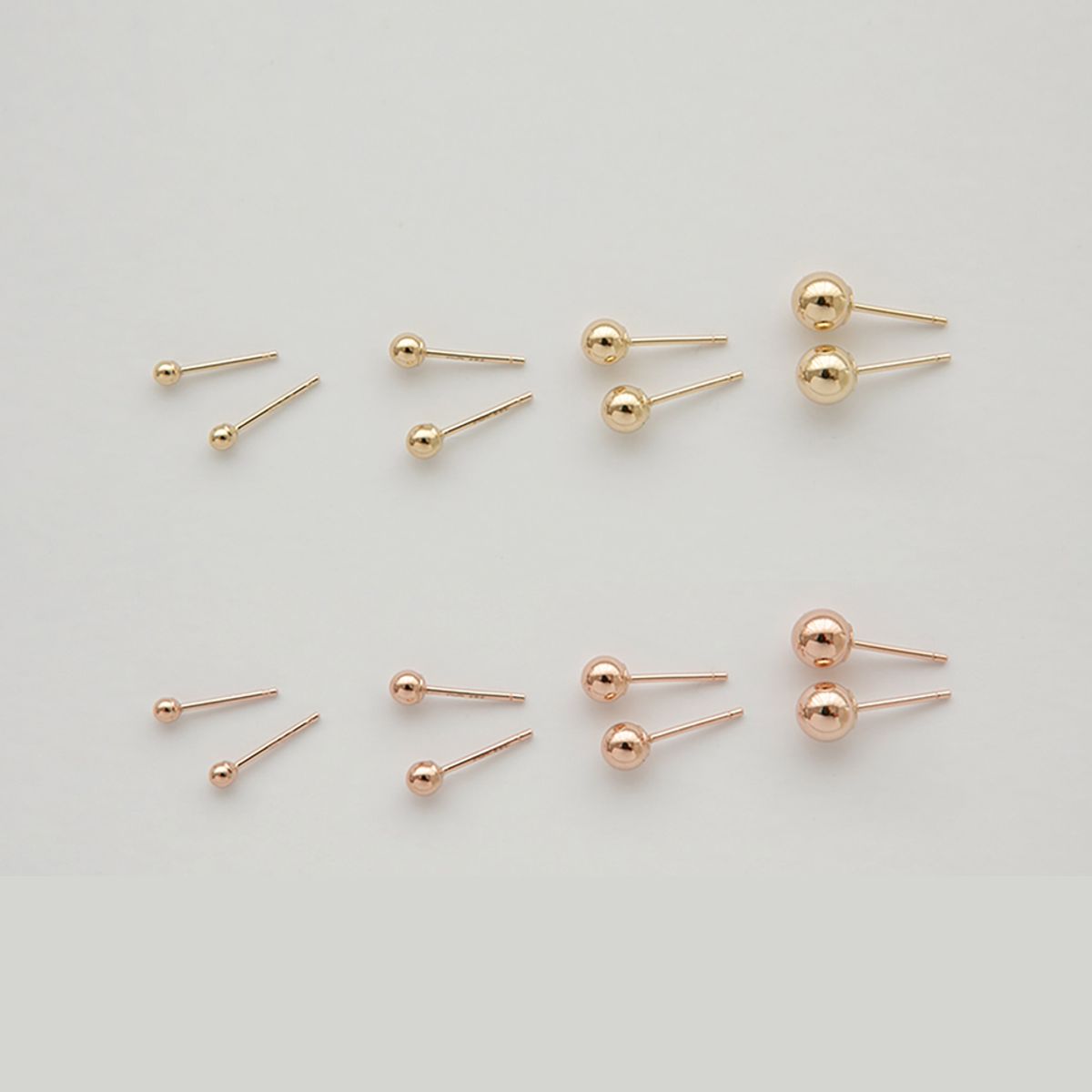 룬느(LUNNE) 14k 베이직 볼 귀걸이 (14k골드) #ES02