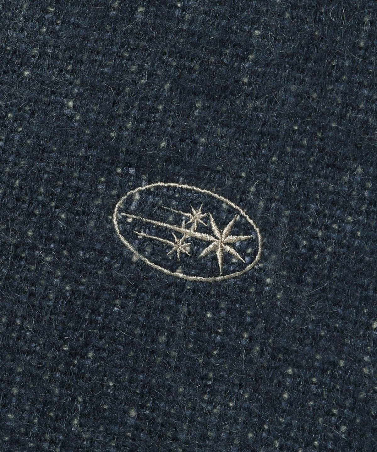 나이스고스트클럽(NICEGHOSTCLUB) 3STARS LOGO MOHAIR CARDIGAN_NAVY(NG2CFUK681A)