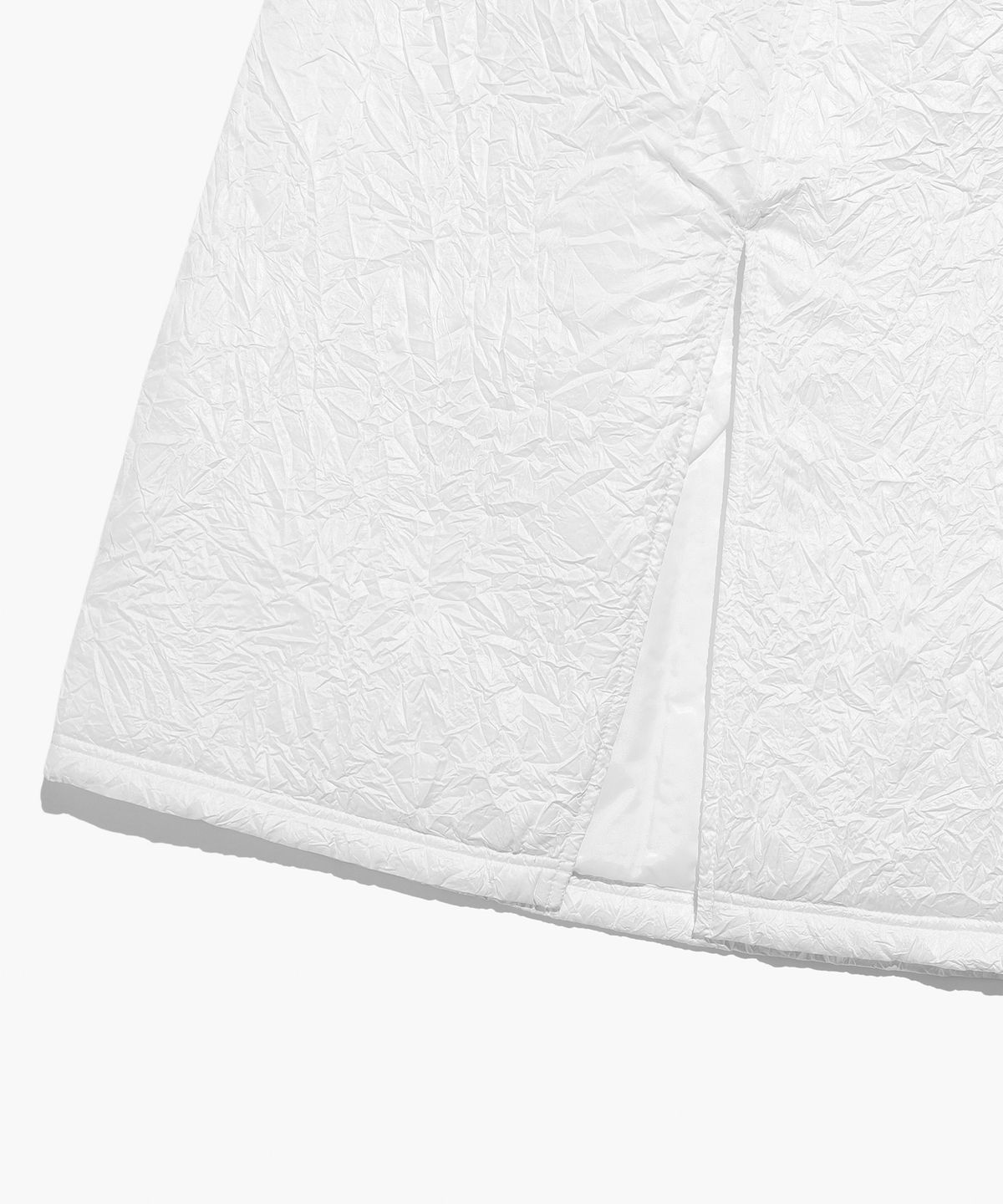 나이스고스트클럽(NICEGHOSTCLUB) PADDED WRINKLE SKIRT_WHITE(NG2CFUPA92A)