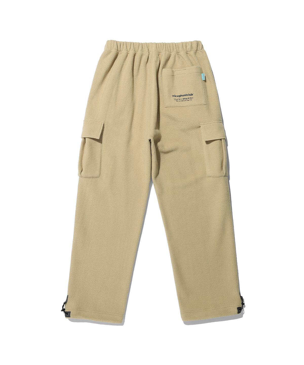 나이스고스트클럽(NICEGHOSTCLUB) FLEECE CARGO PANTS_BEIGE(NG2CFUPA13A)