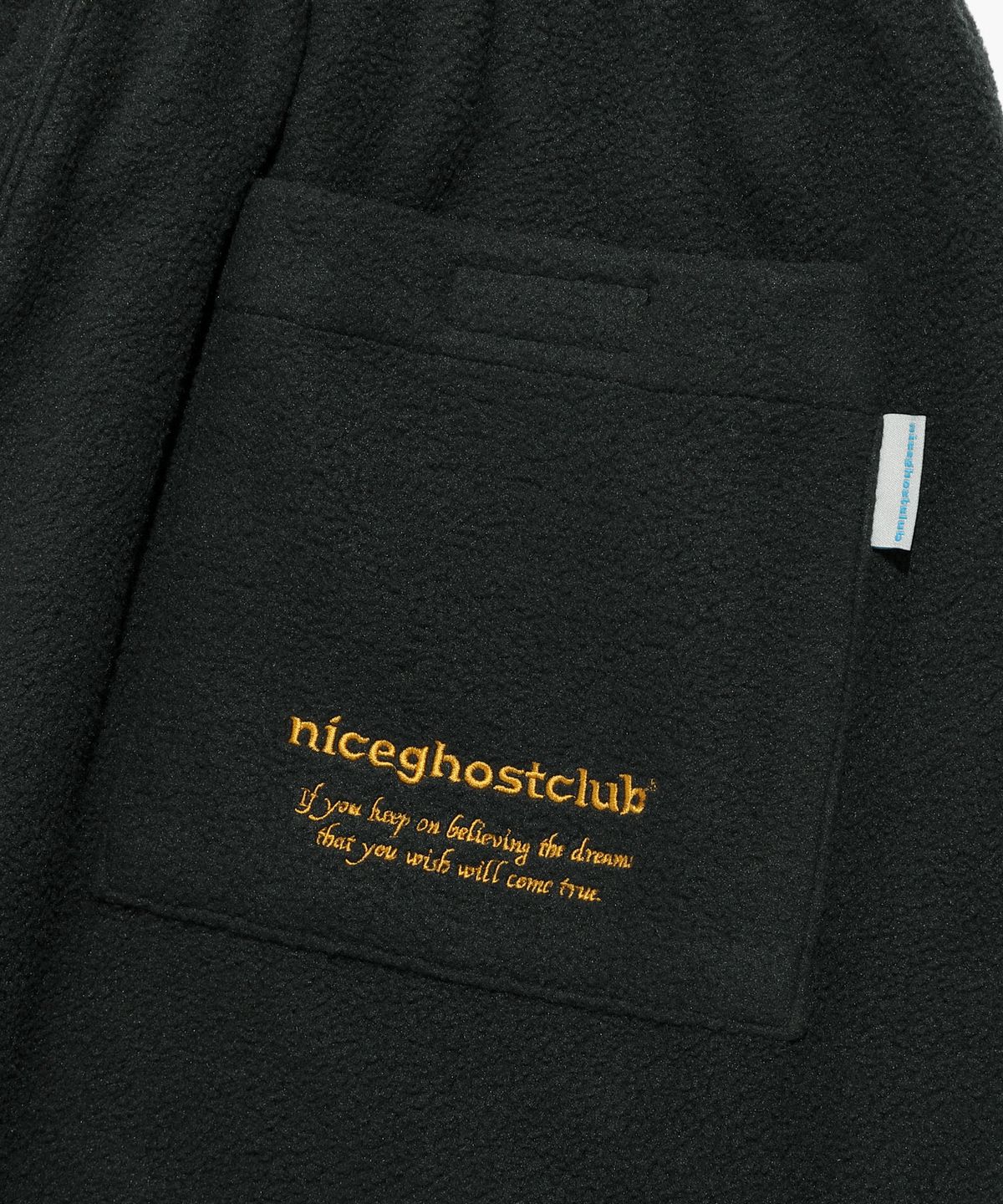 나이스고스트클럽(NICEGHOSTCLUB) FLEECE CARGO PANTS_CHARCOAL(NG2CFUPA13A)