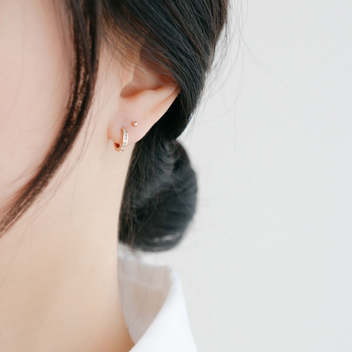 룬느(LUNNE) 14k 2mm 볼 피어싱 (14k골드)(바두께1mm) #PIB01