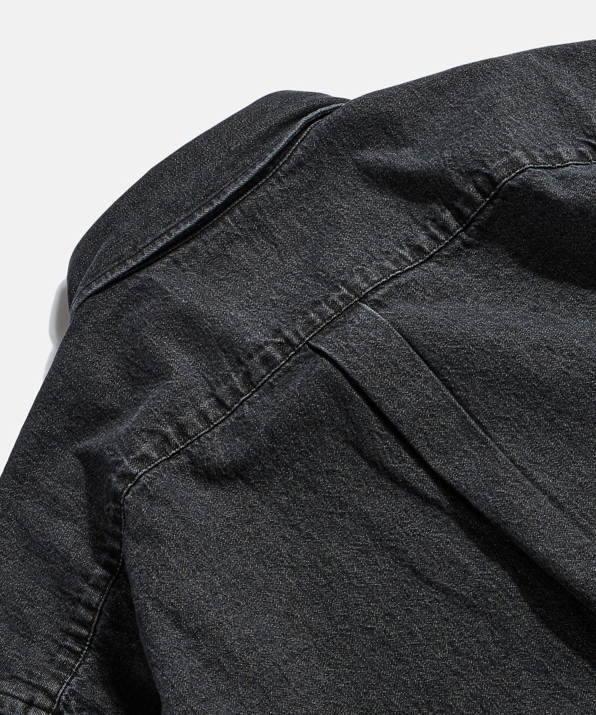 에스피오나지(ESPIONAGE) Denim Over Shirt Light Black