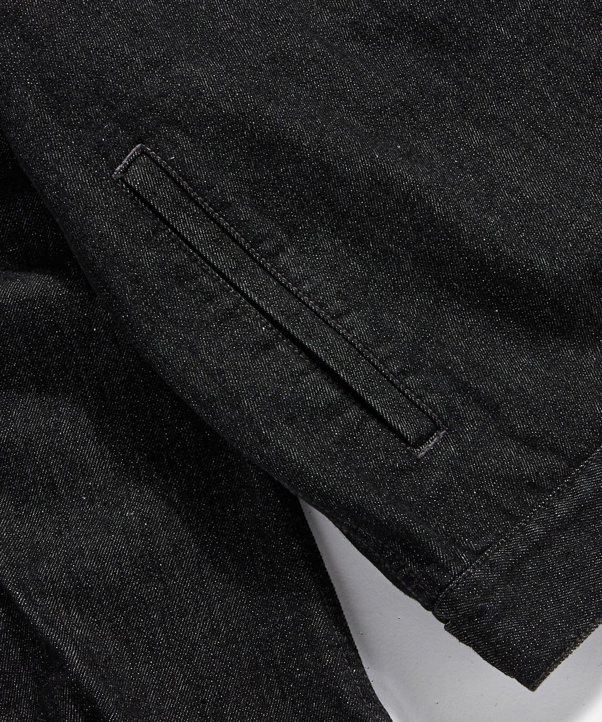에스피오나지(ESPIONAGE) Relaxed Denim Jacket Black