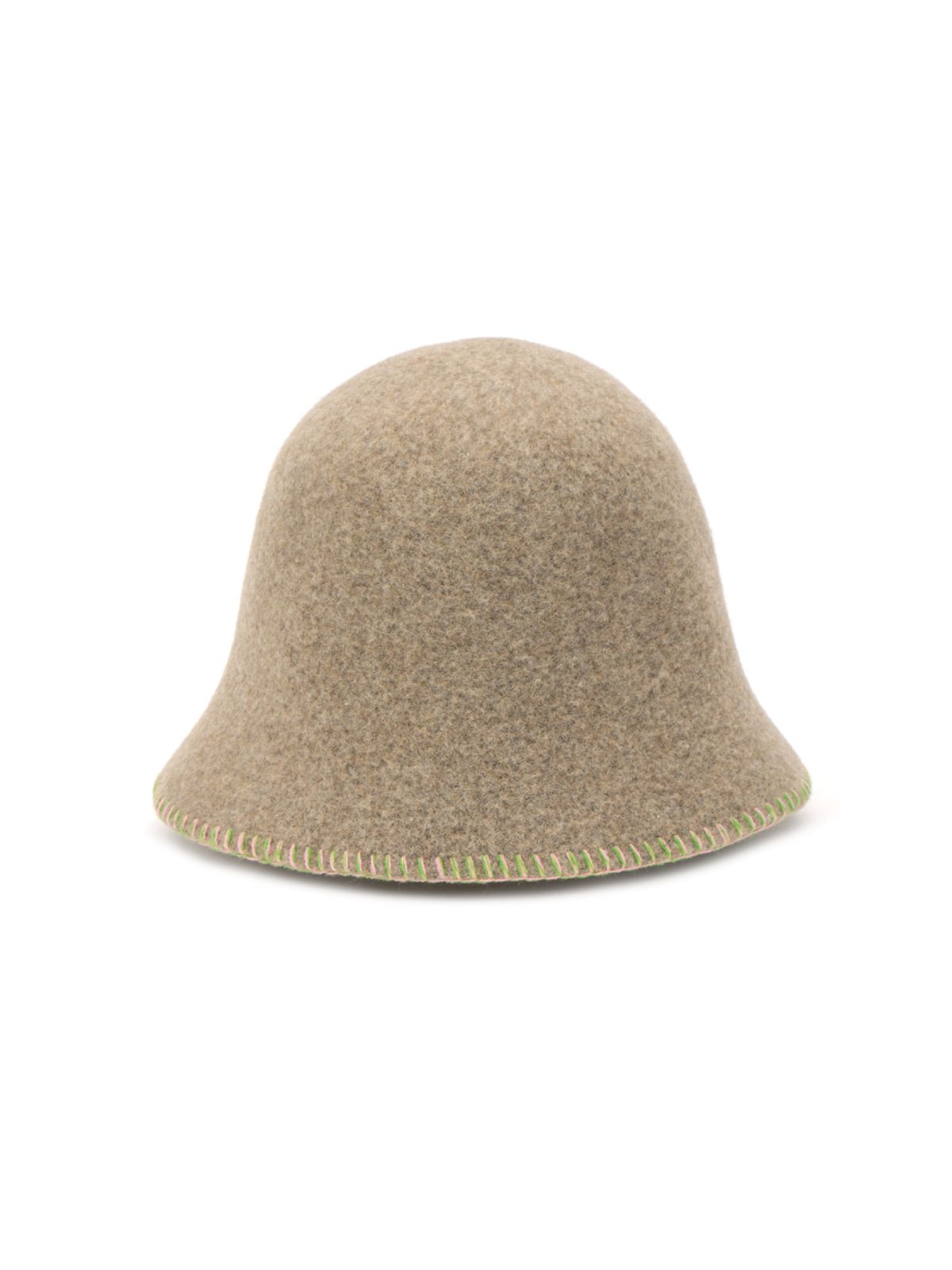 포에지담(POESIEDAME) [Life PORTRAIT] Whipstitch Cloche hat in Oatmeal