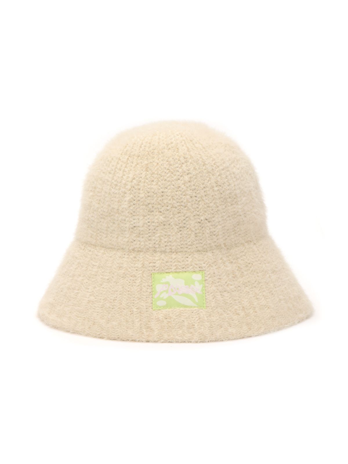 포에지담(POESIEDAME) [Life PORTRAIT] Angora knit hat in Ivory