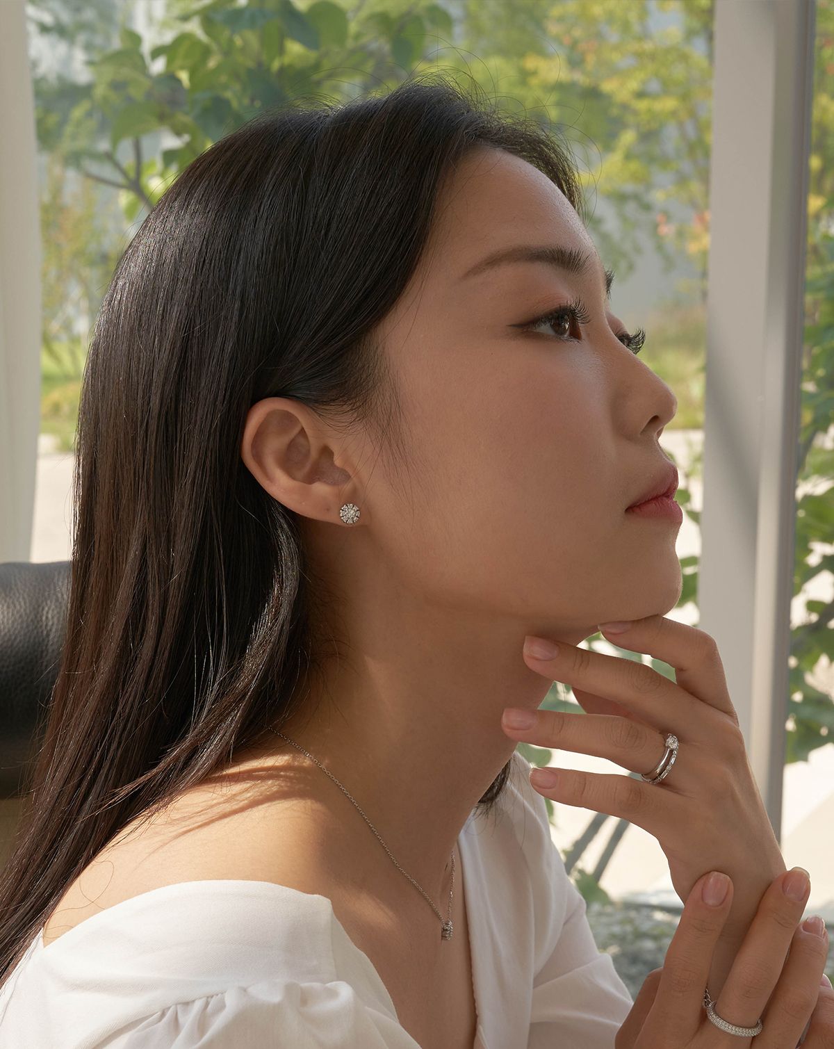 여섯시십칠분(PM 06:17) 플로라 귀걸이