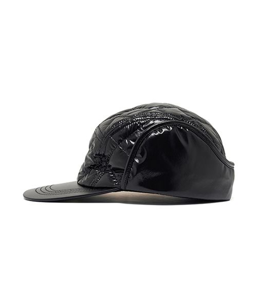 MUSINSA公式 | WKNDRS W GLOSSY EAR MUFFS CAP (BLACK)