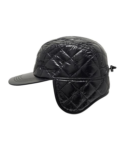 ★2023SS新作★WKNDRS★W GLOSSY EAR MUFFS CAP MUSINSA | WKNDRS W GLOSSY EAR MUFFS CAP (BLACK)
