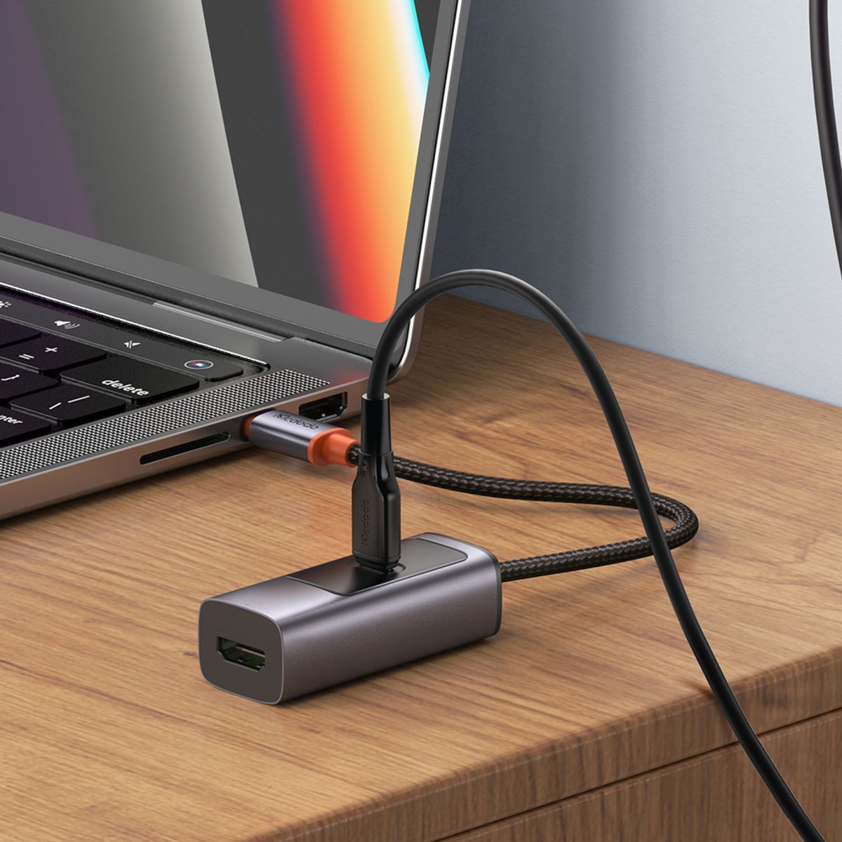 맥도도(MCDODO) HU113 C타입 2포트 멀티 허브 PD100W+HDMI 8K