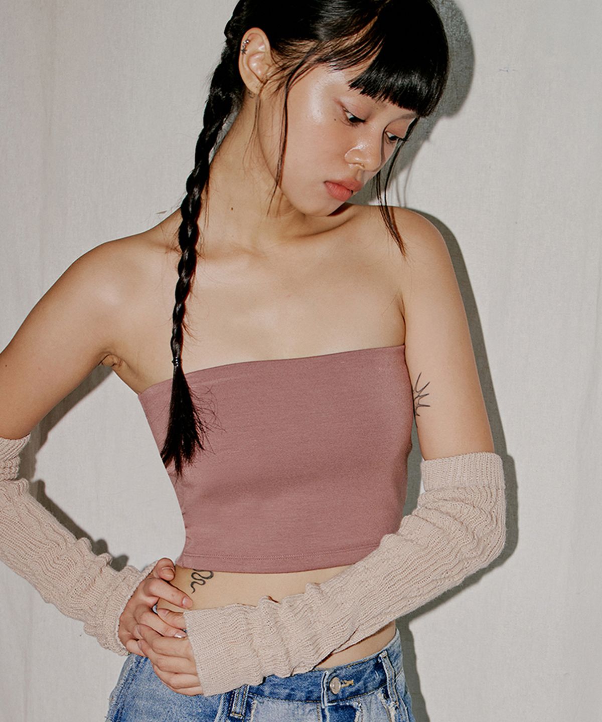 탑걸(TOPGIRL) TRIPLE LAYERED TUBE TOP_T226TP118