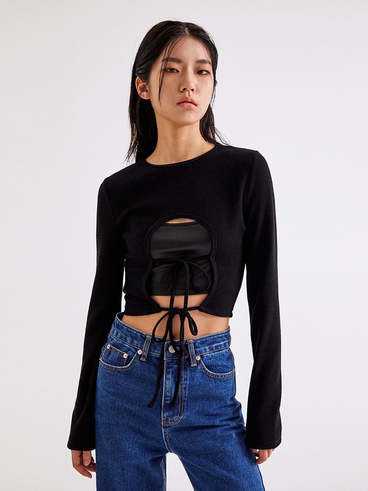 탑걸(TOPGIRL) OPEN FRONT BOLERO TOP_T226TP119