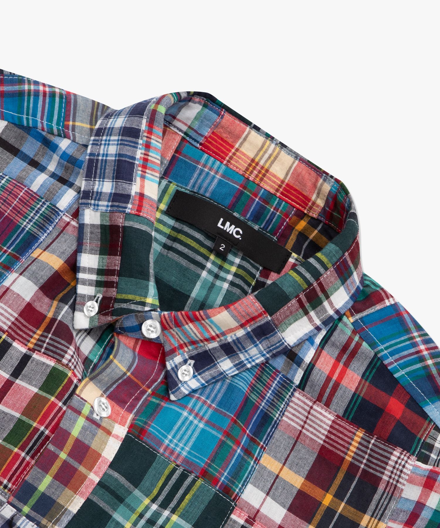 MUSINSA | LMC LMC MADRAS PATCHWORK SHIRT multi