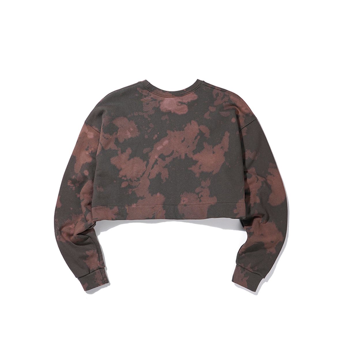 엑스트라오디너리(EXTRAORDINARY) SYMBOL CROP DYING CREWNECK  CHARCOAL