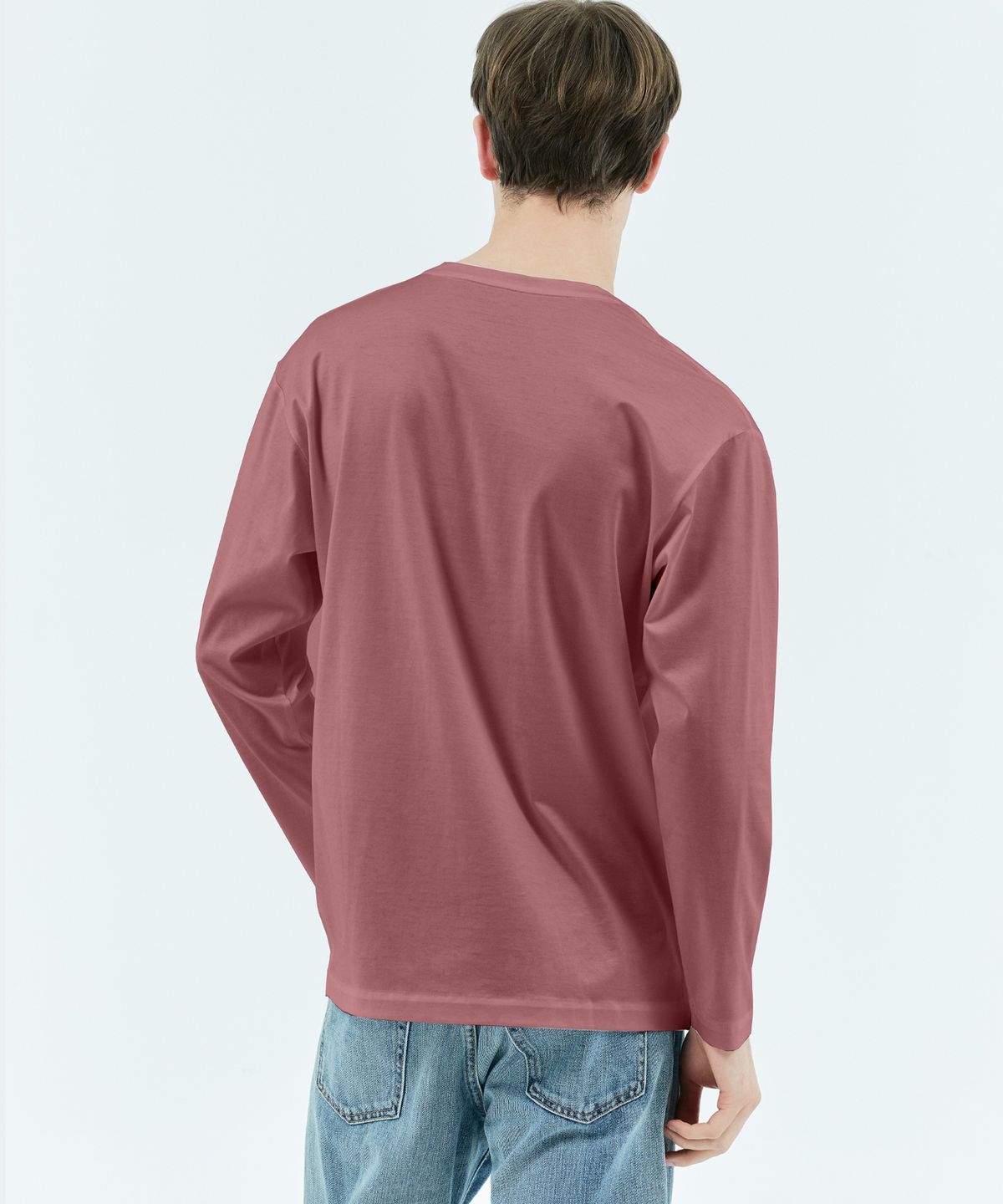 와이잭(YJACK) M_시그니처 루즈 & 릴렉스 핏 긴소매 티셔츠 (180gsm) KMJT002L