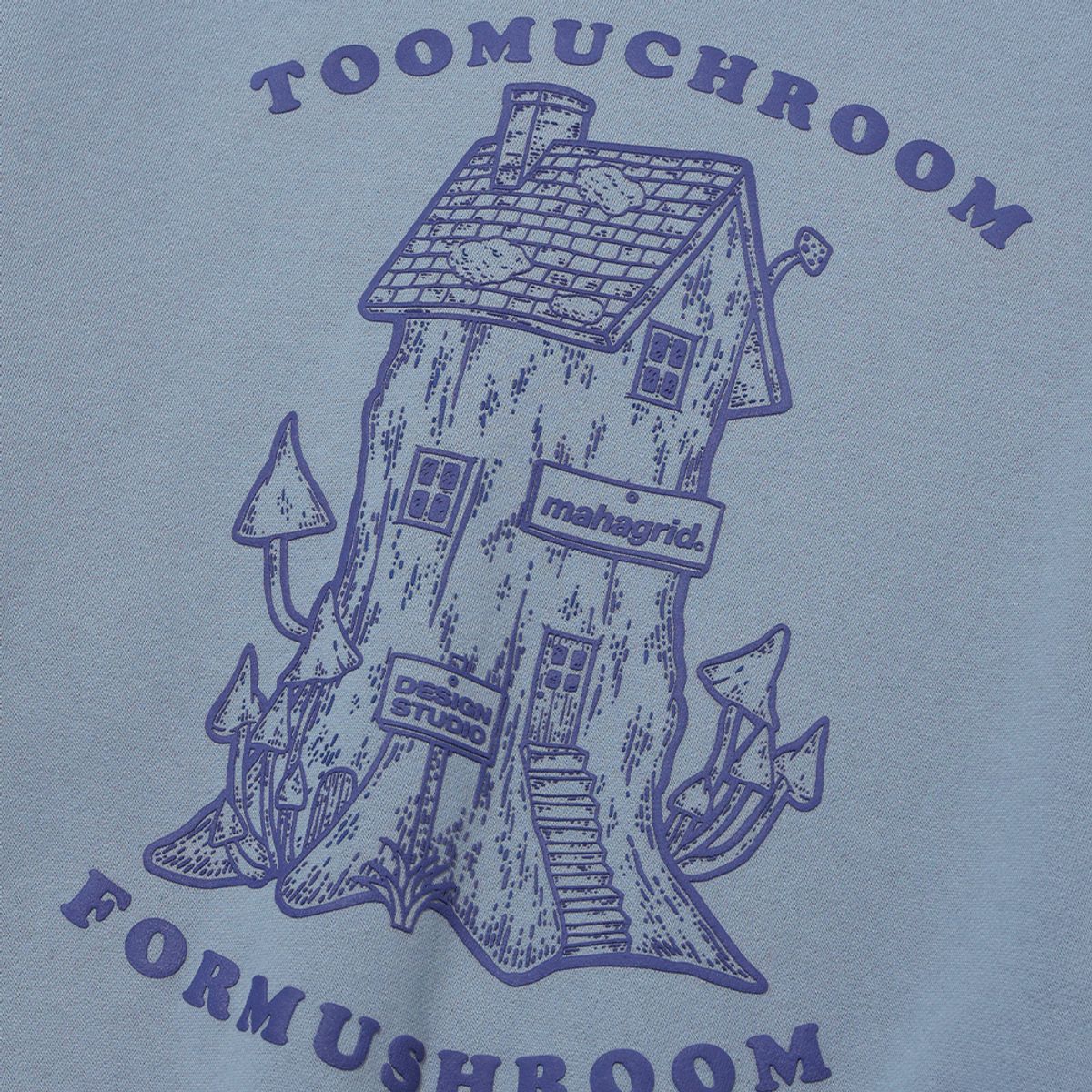 마하그리드(MAHAGRID) MUSHROOM SWEATSHIRT BLUE(MG2CFMM443A)