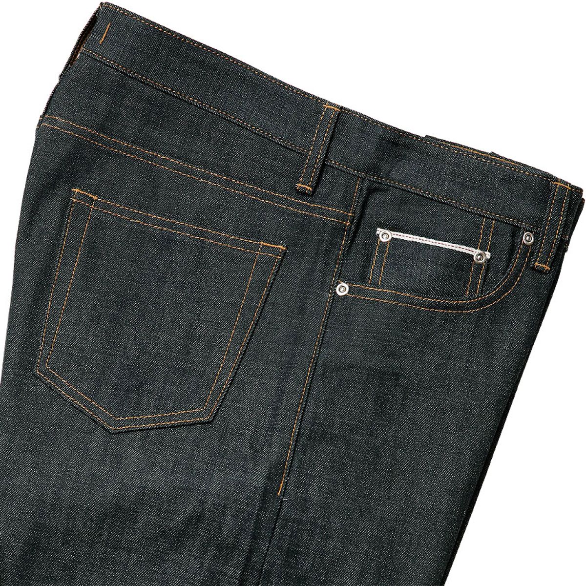 솔티(SORTIE) 077 Raw Selvedge denim Jeans (Indigo Blue)