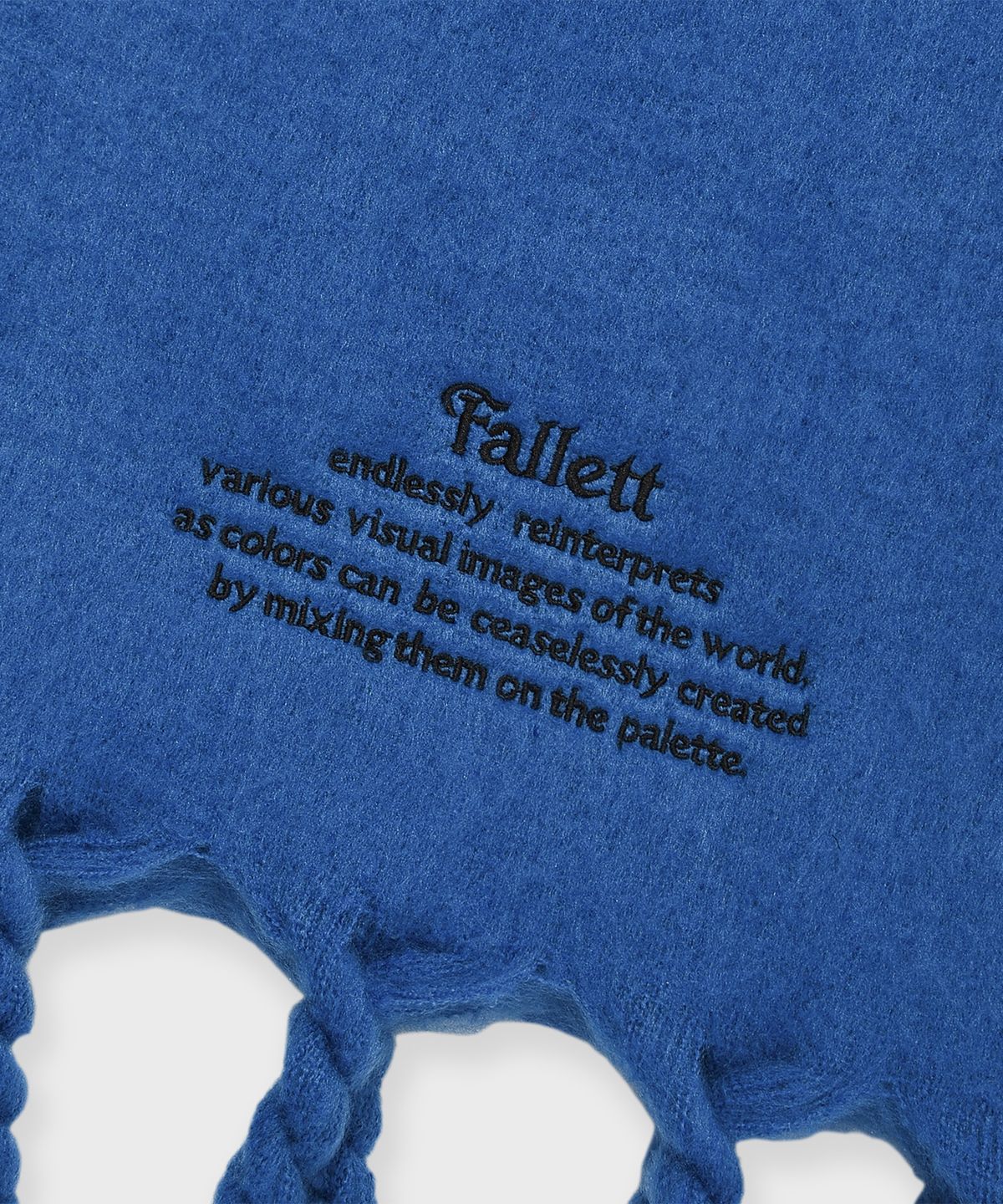 팔렛(FALLETT) 오버사이즈 스토리 로고 머플러 - 8 Color