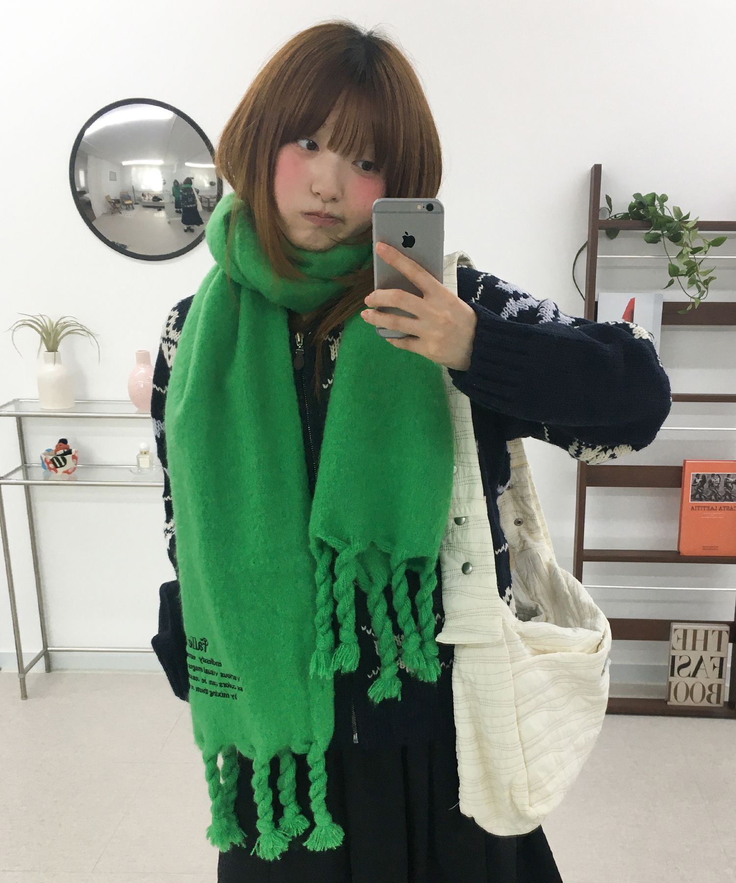 小物 melt the lady logo muffler 小物 melt the lady logo muffler 小物 melt the lady logo