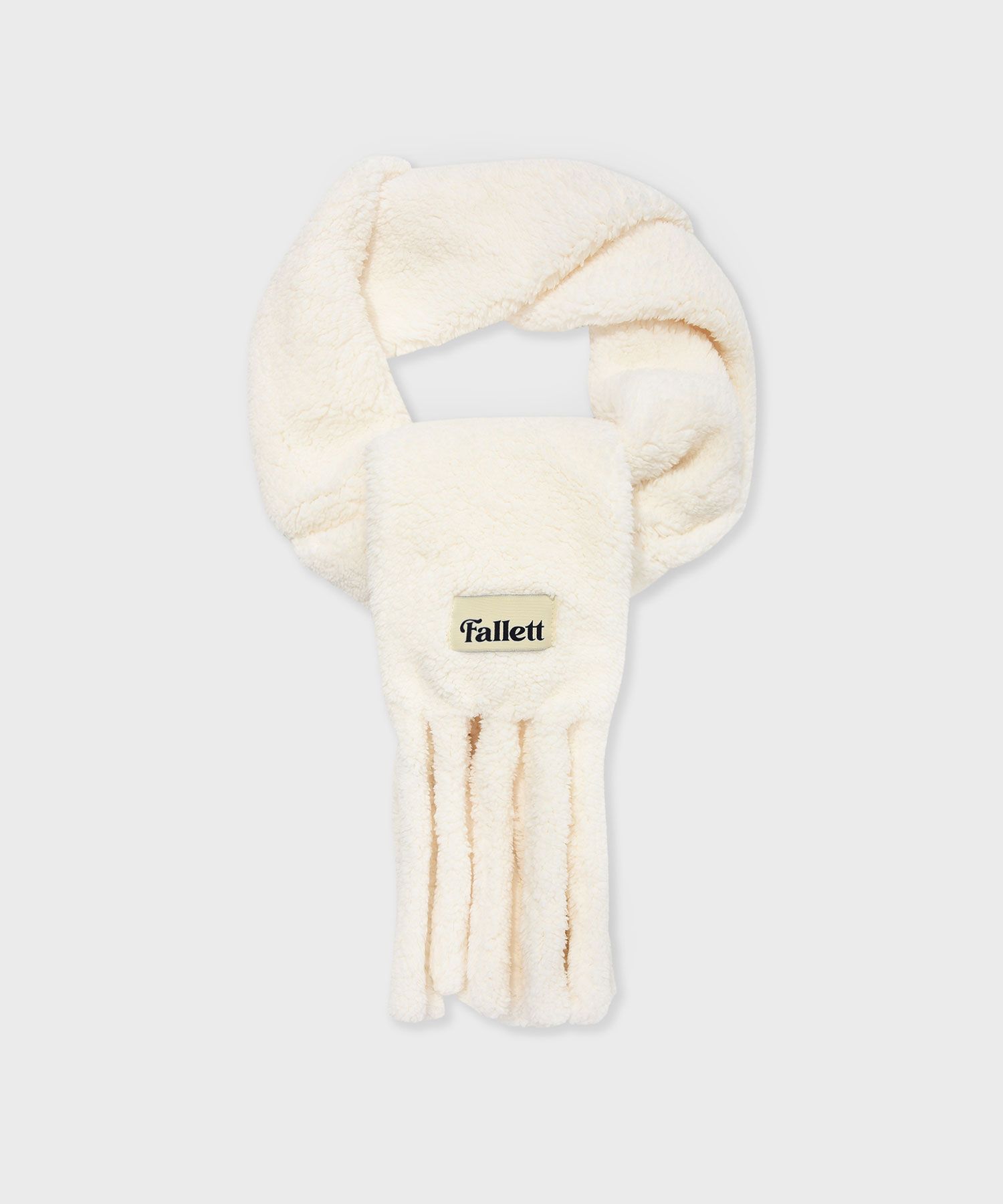 マフラー・ストール FALLETT Boucle muffler / Fingerhole knit gloves SET 4FT2027 Fallett GIFT BOX Boucle Muffler Finger Hole Knit Gloves SET