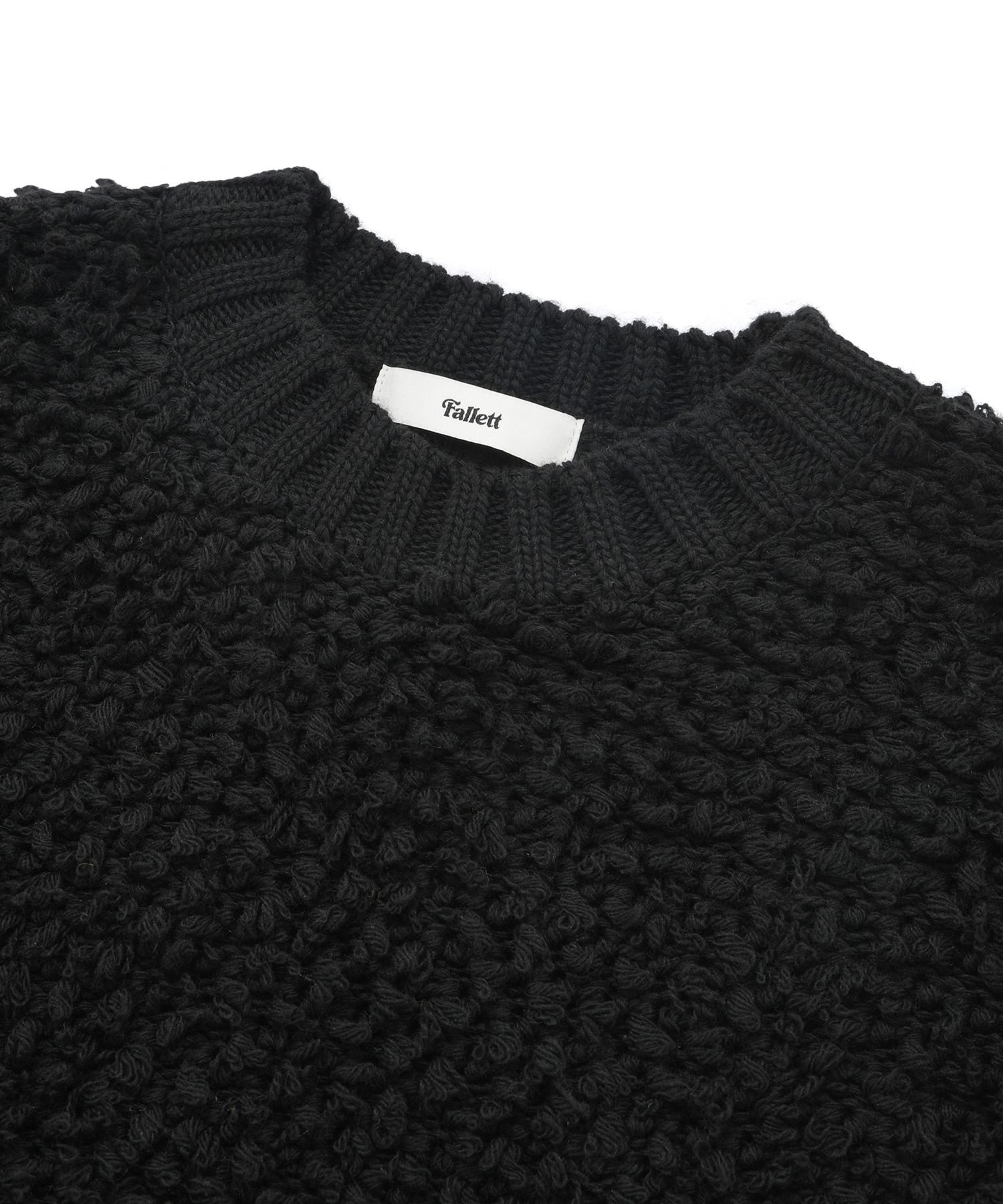 ★関税込★FALLETT★FUZZY HAIRY KNIT VEST★ベスト★ MUSINSA | FALLETT Fuzzy Hairy Knit Sweater Vest Black