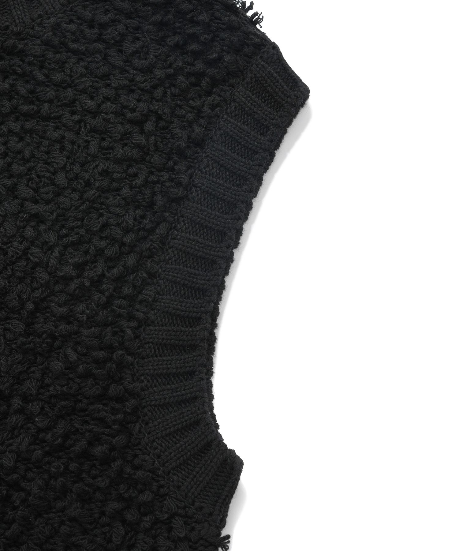 ★関税込★FALLETT★FUZZY HAIRY KNIT VEST★ベスト★ ☆韓国の人気☆【FALLETT】☆FUZZY HAIRY KNIT VES.T☆ベスト