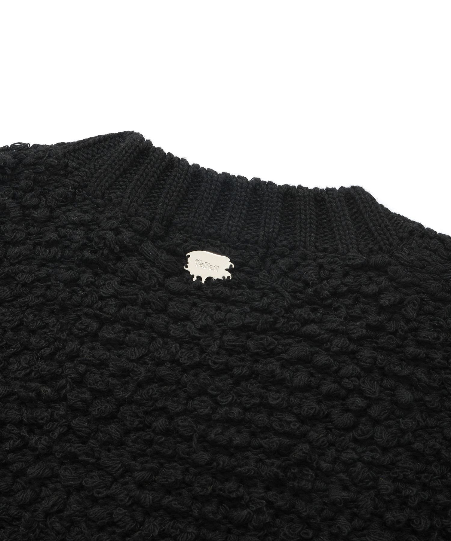 ★関税込★FALLETT★FUZZY HAIRY KNIT VEST★ベスト★ MUSINSA | FALLETT Fuzzy Hairy Knit Sweater Vest Black