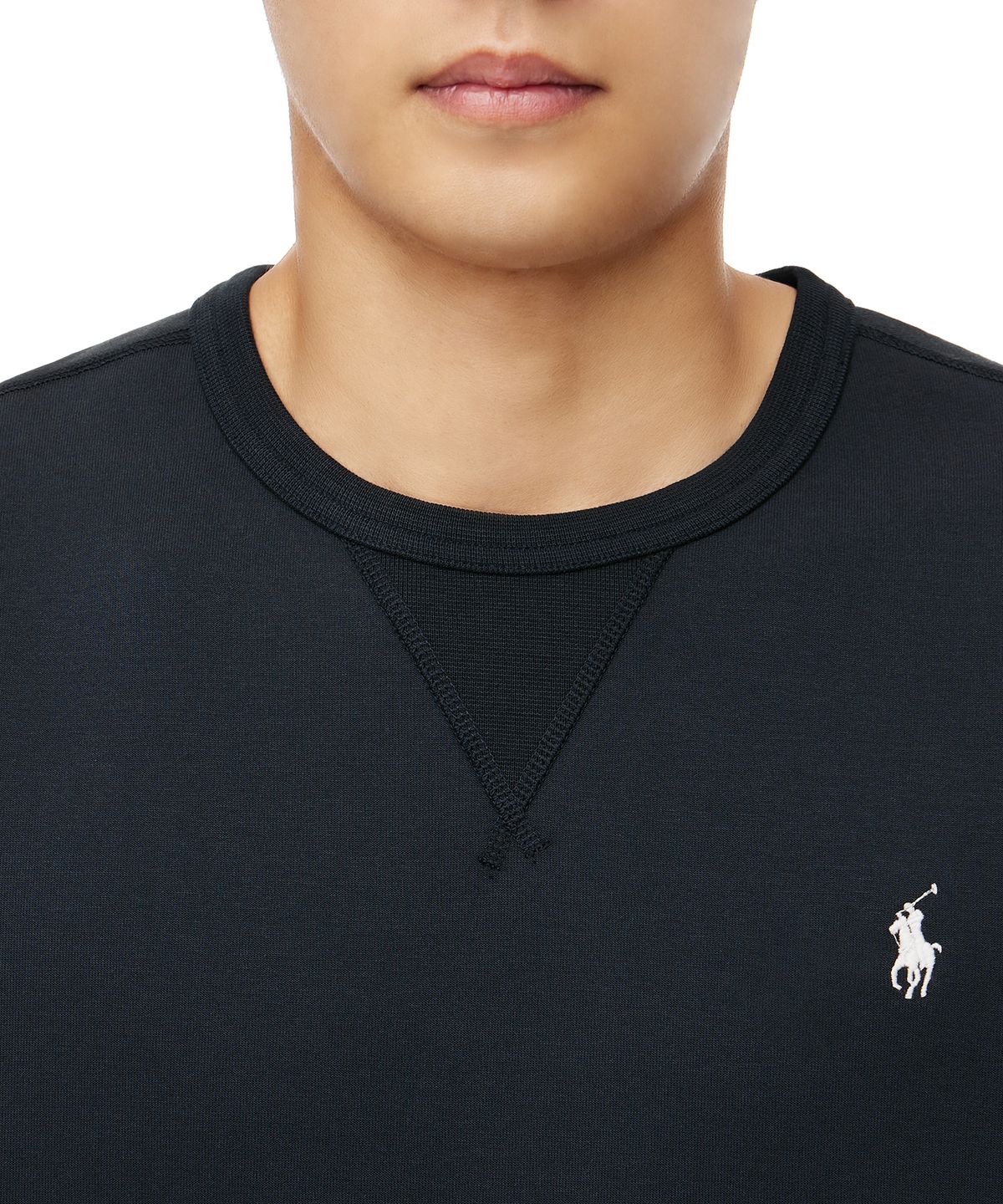 폴로 랄프 로렌(POLO RALPH LAUREN) 더블니트 스웨트셔츠 - 네이비