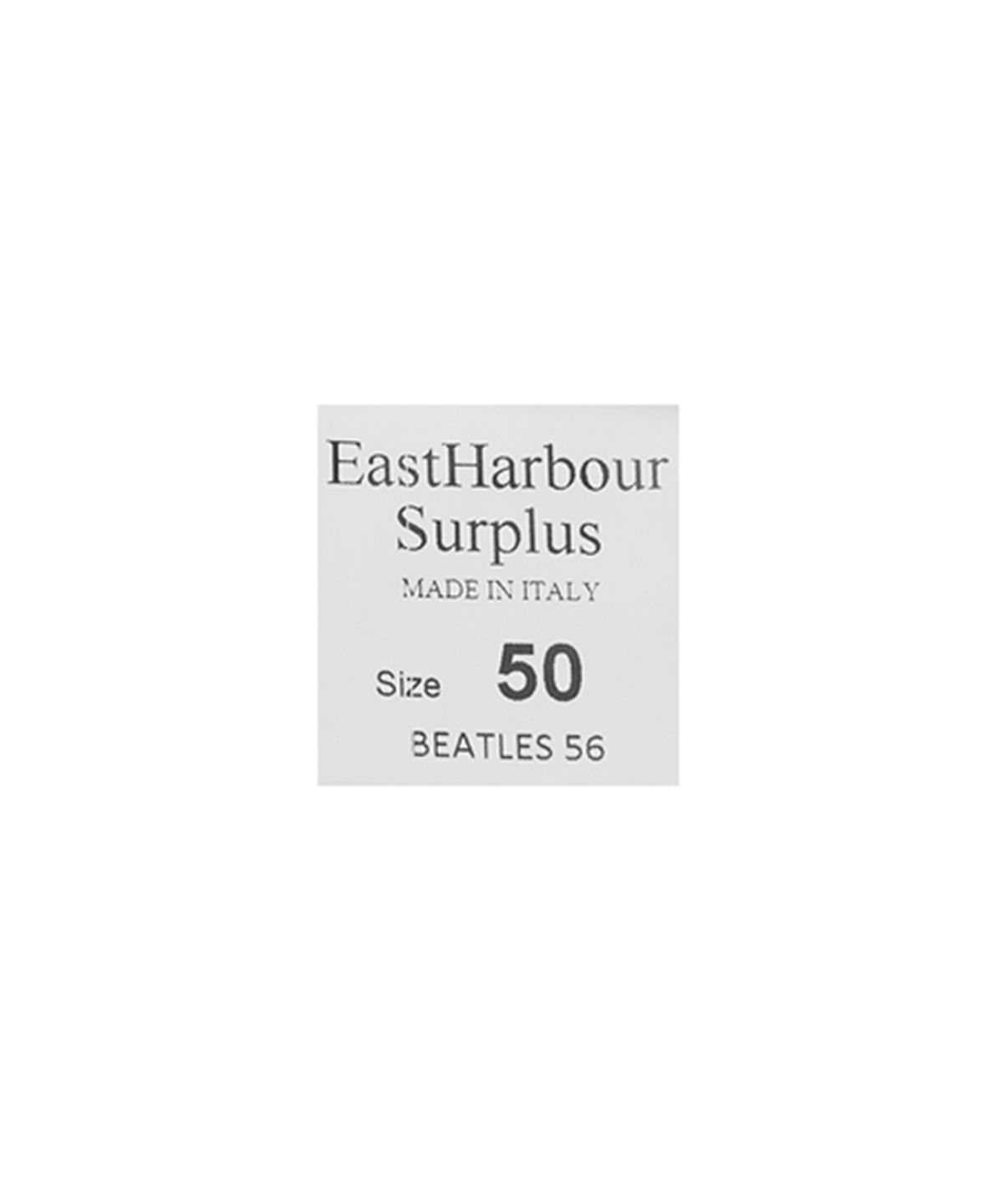 이스트 하버 서플러스(EAST HARBOUR SURPLUS) 로고 프린트 워시드 스웻셔츠 오프 화이트 / BEATLES 56