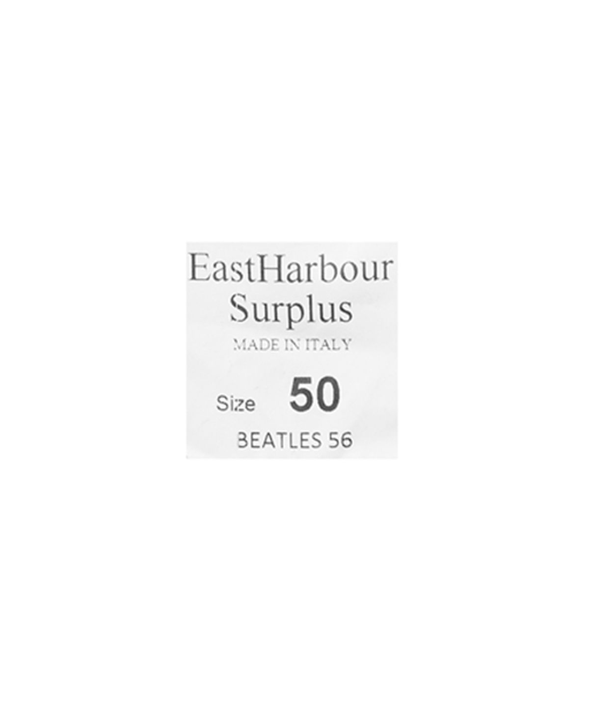 이스트 하버 서플러스(EAST HARBOUR SURPLUS) 로고 프린트 워시드 스웻셔츠 아비오 / BEATLES 56