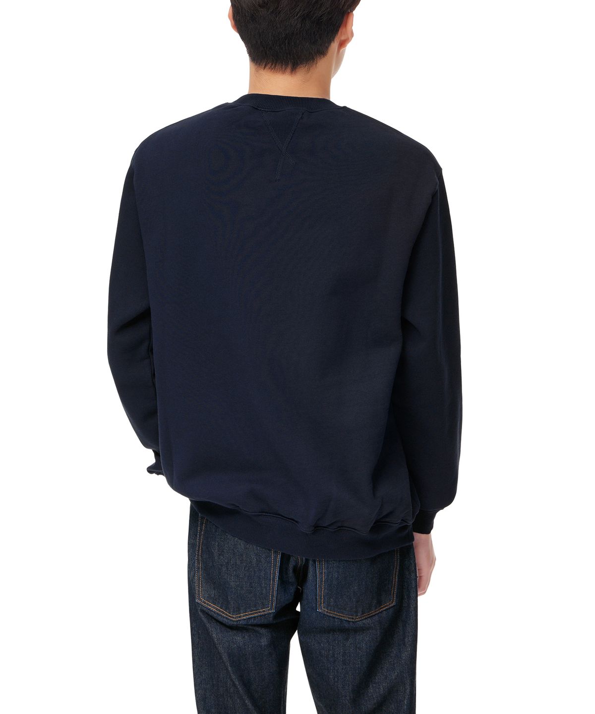 이스트 하버 서플러스(EAST HARBOUR SURPLUS) 로고 프린트 워시드 스웻셔츠 네이비 / BEATLES 56