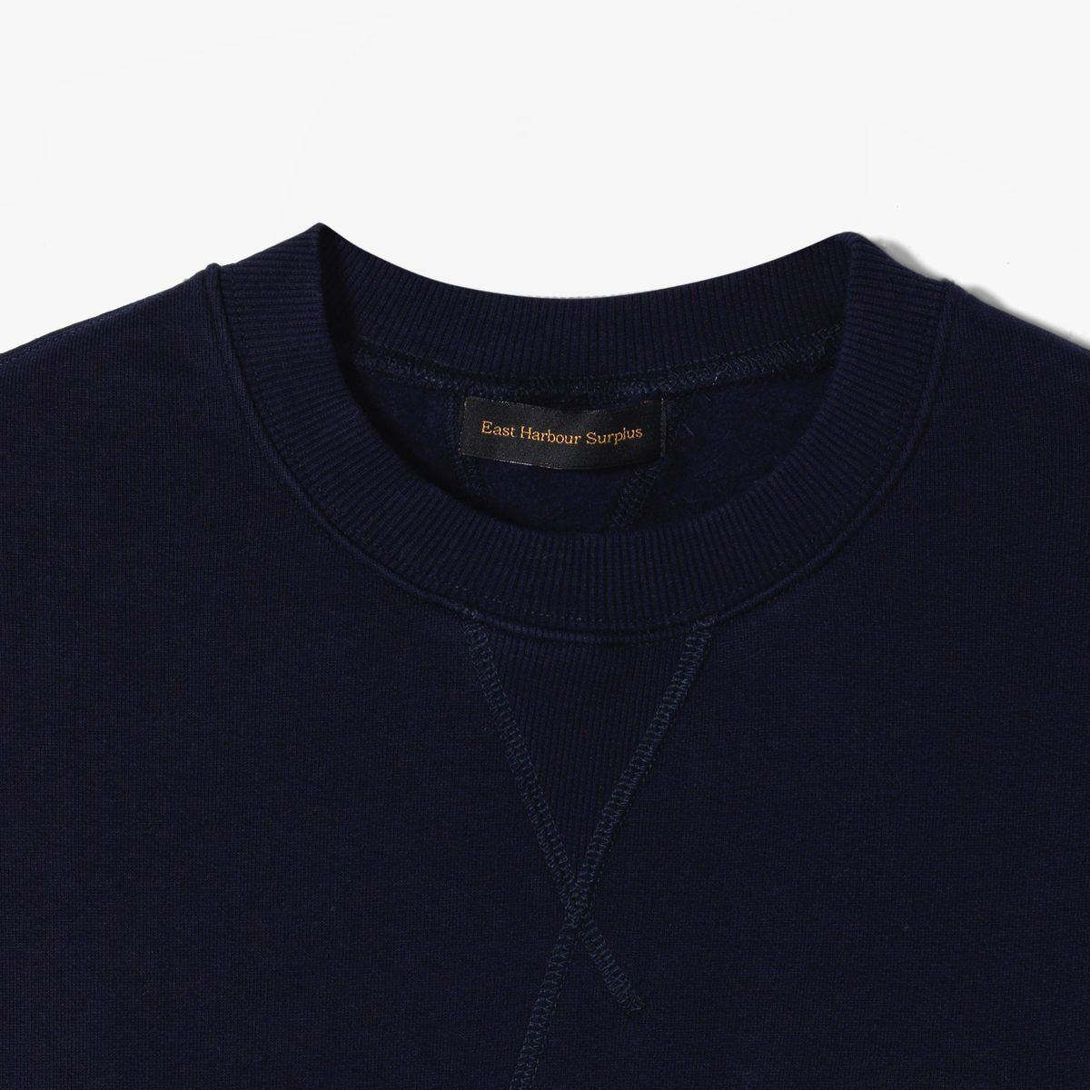 이스트 하버 서플러스(EAST HARBOUR SURPLUS) 로고 프린트 워시드 스웻셔츠 네이비 / BEATLES 56