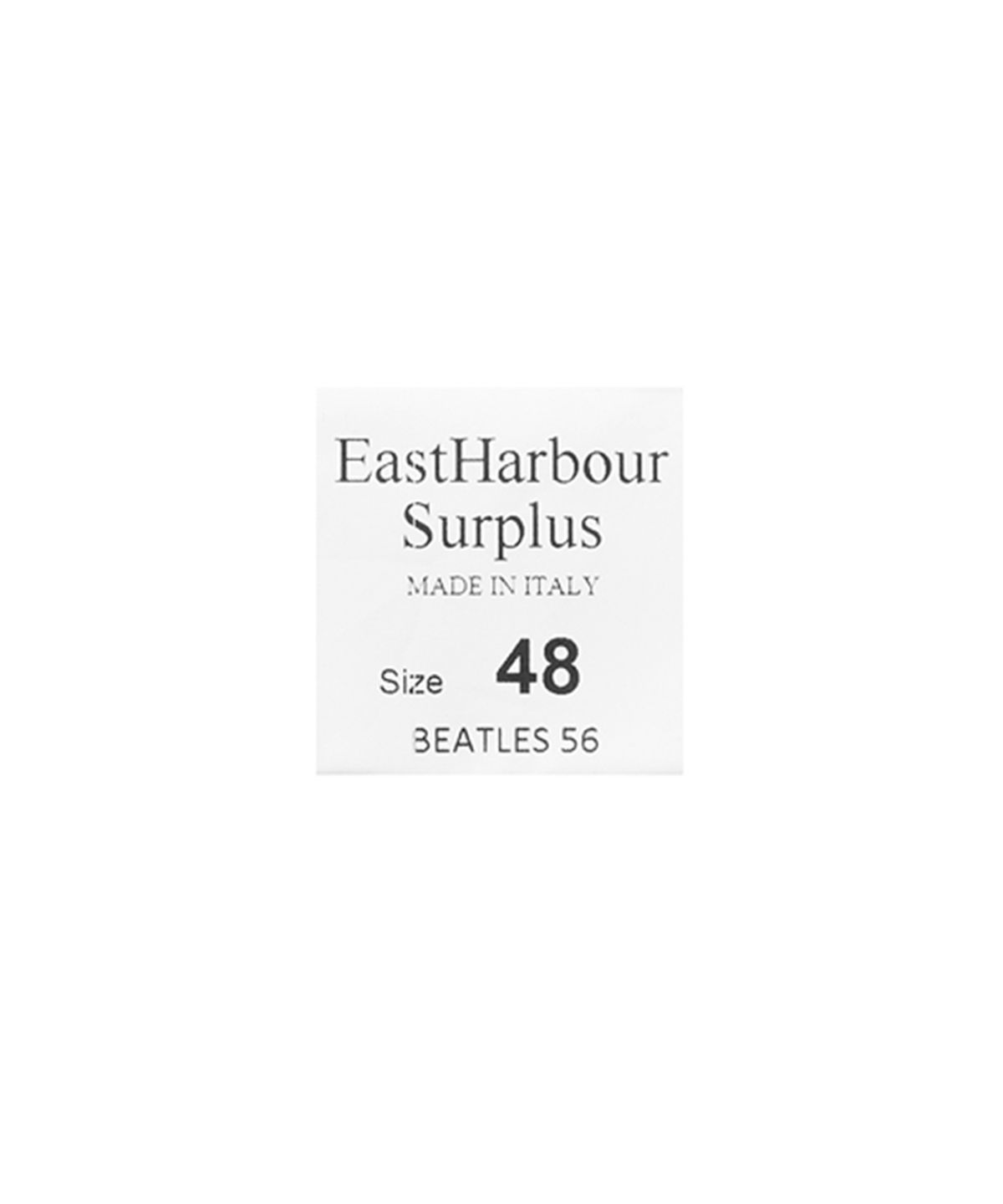 이스트 하버 서플러스(EAST HARBOUR SURPLUS) 로고 프린트 워시드 스웻셔츠 그레이 / BEATLES 56