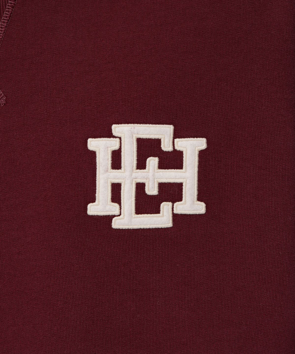 이스트 하버 서플러스(EAST HARBOUR SURPLUS) 로고 프린트 워시드 스웻셔츠 보르도 / BEATLES 56