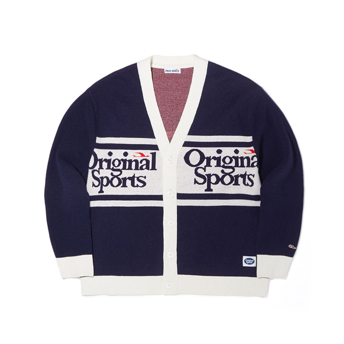 프로-스펙스(PRO-SPECS) OS KNIT CARDIGAN NAVY