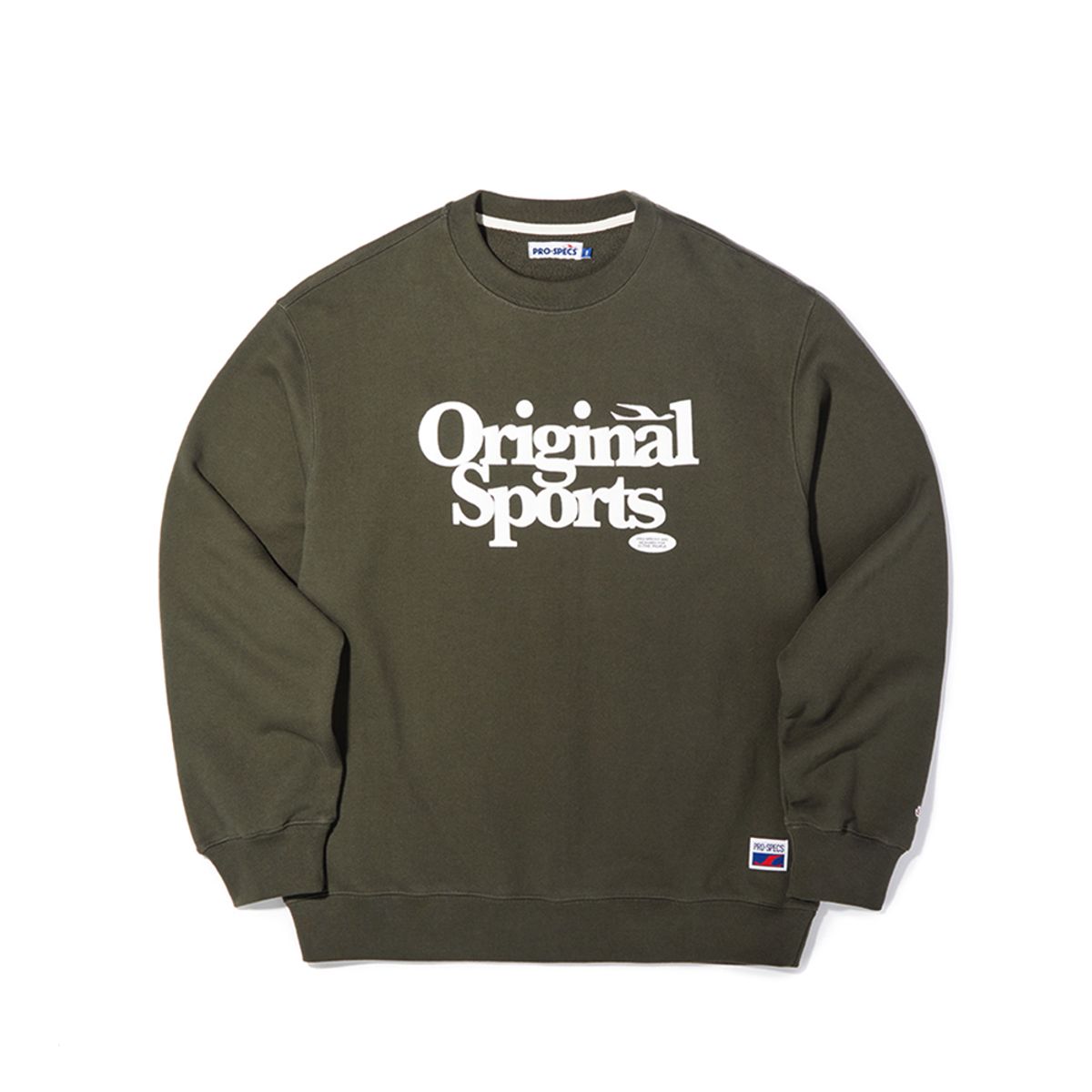 프로-스펙스(PRO-SPECS) OS LOGO SWEAT SHIRT KHAKI
