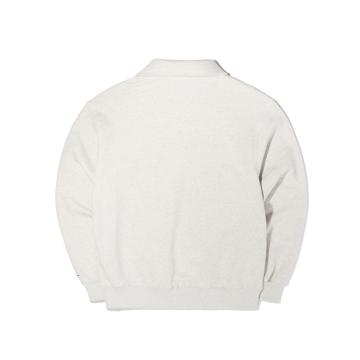 프로-스펙스(PRO-SPECS) OS HALF ZIP UP CREW NECK SWEAT SHIRT OATMEAL