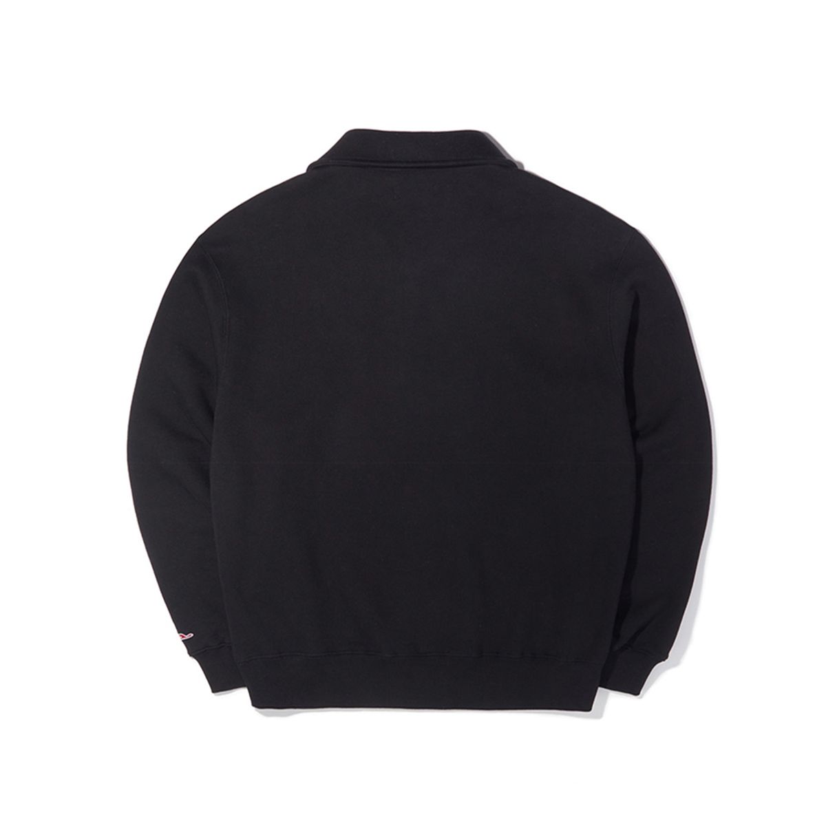 프로-스펙스(PRO-SPECS) OS HALF ZIP UP CREW NECK SWEAT SHIRT BLACK