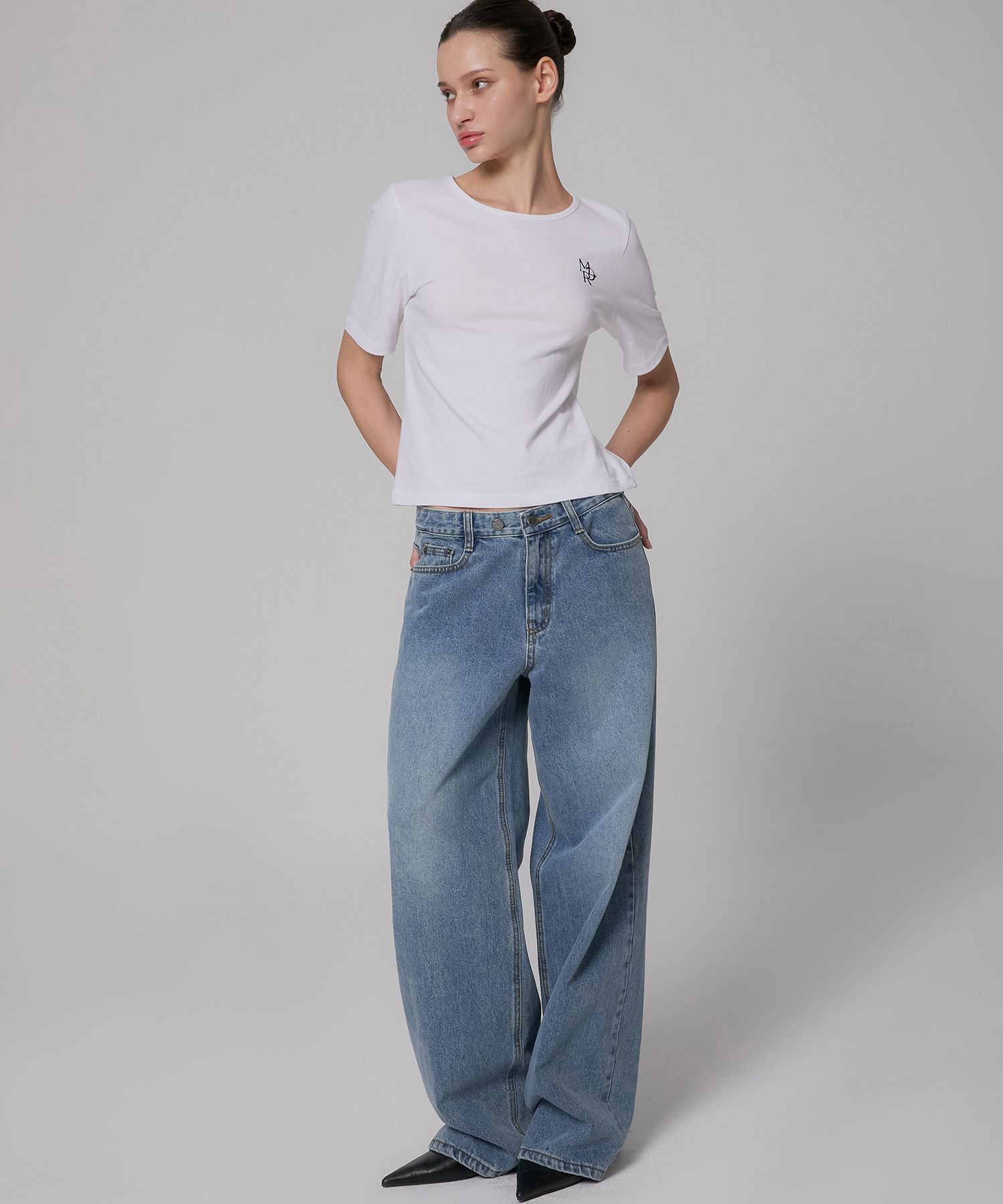 港*浜様 cvtvlist DAMAGEO usual 24 pants ブラウ HEATHER POLKA DOT WORK PANTS(XS Blue): Vintage 1.1｜THE SHOP