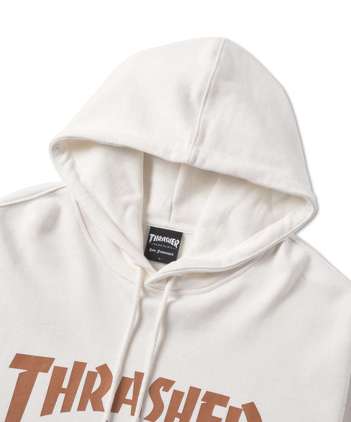 트레셔(THRASHER) 매거진 로고 후디 아이보리