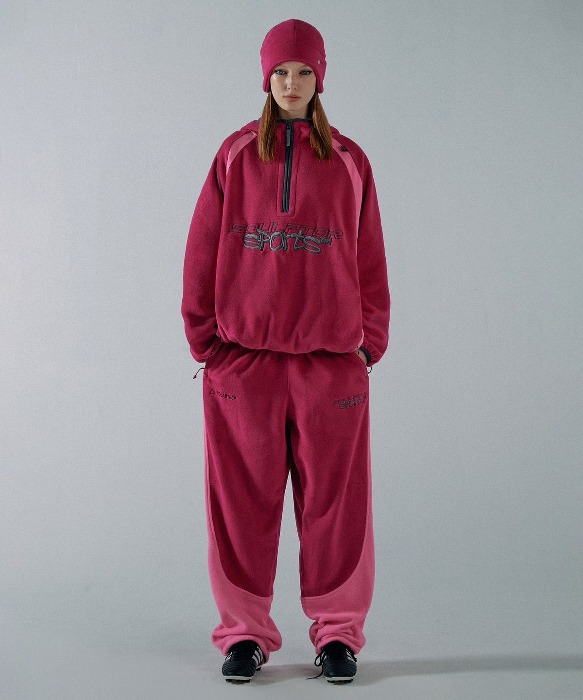 스컬프터(SCULPTOR) POLARTEC® Fleece Beanie Hot Pink