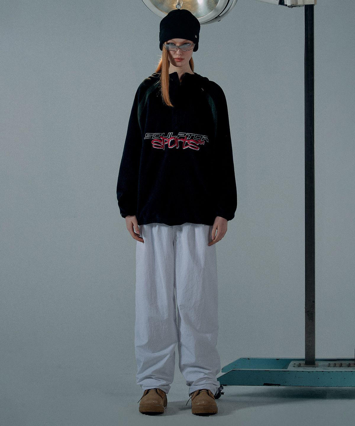 스컬프터(SCULPTOR) POLARTEC® Color Block Anorak Pullover Black