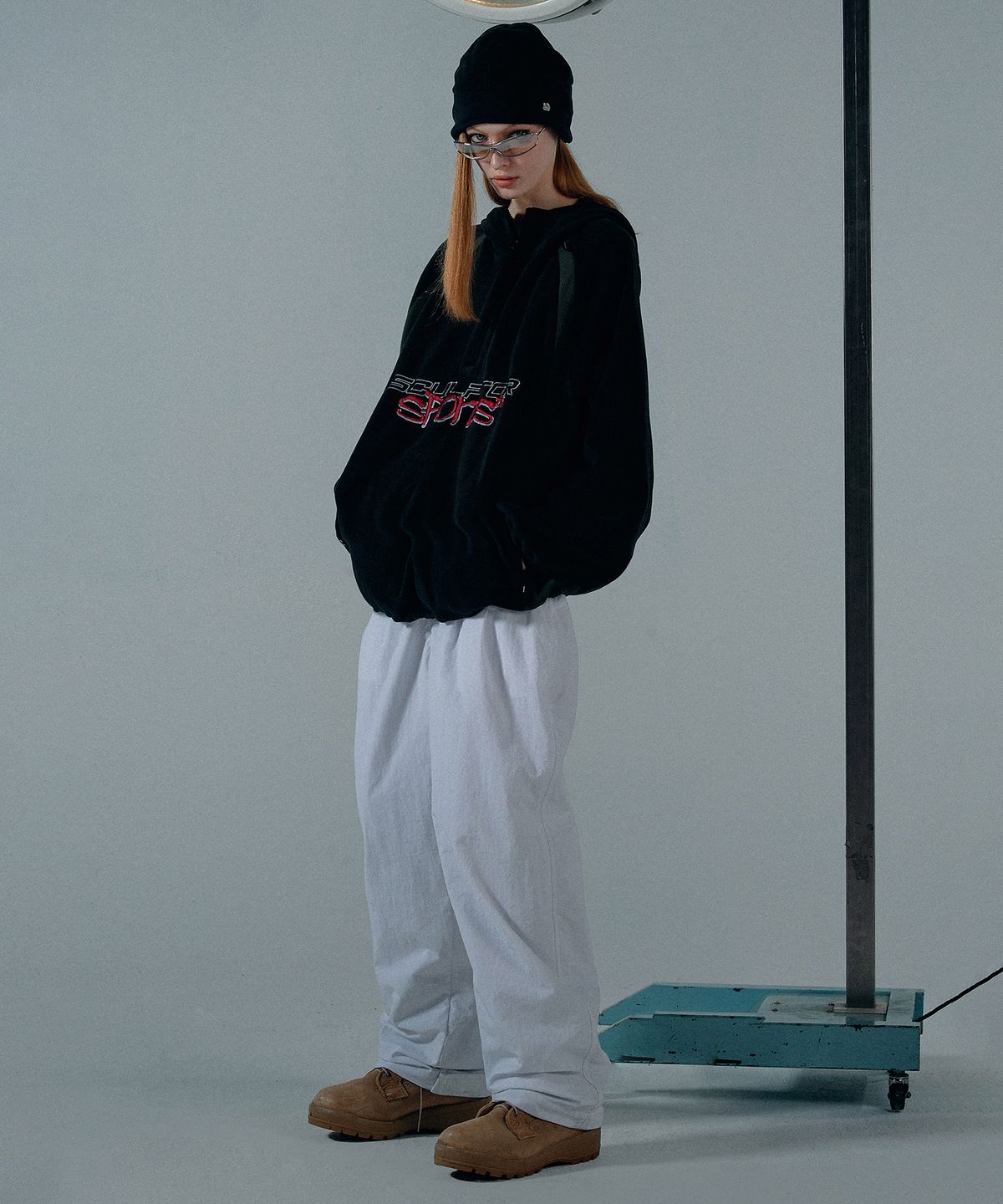스컬프터(SCULPTOR) POLARTEC® Color Block Anorak Pullover Black